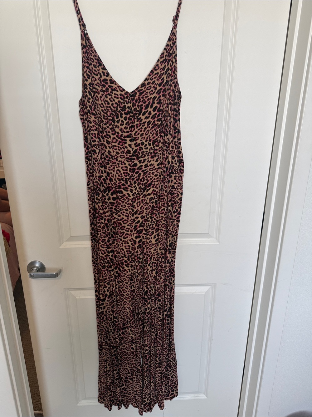 Pink and Black Leopard Romper